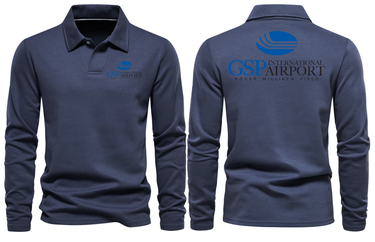 AER GSP AIRPORT LONG SLEEVE POLO